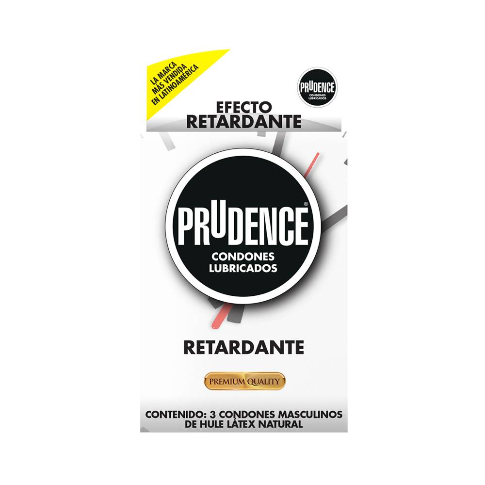 Prudence · Condones con efecto retardante (3 un)