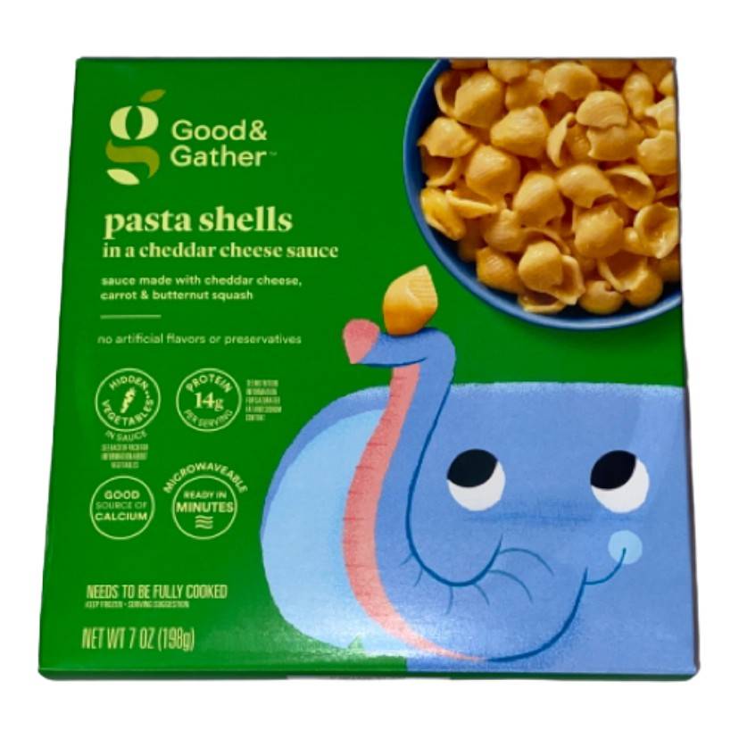 Good & Gather Pasta Shells (cheddar cheese sauce)