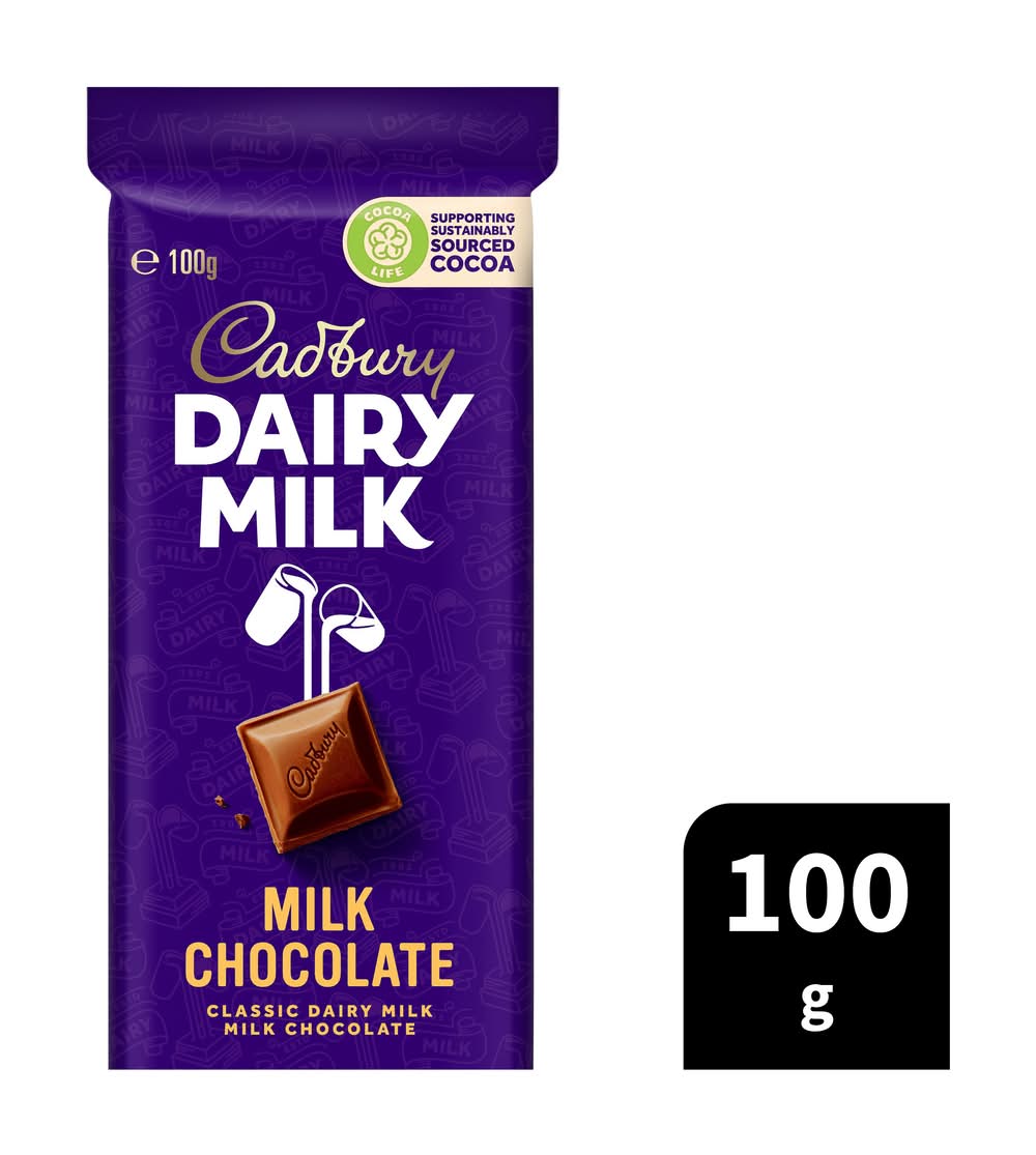 Cadbury Dairy Milk Chocolate (100g)