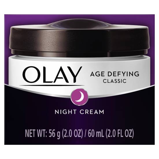 Olay Age Defying Classic Night Cream Face Moisturizer (2 oz)