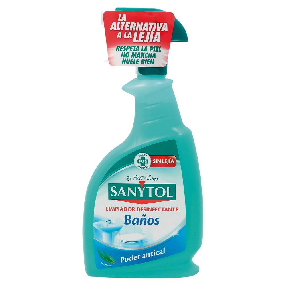 Limpiador baños SANYTOL desinfectante pistola 750 ml