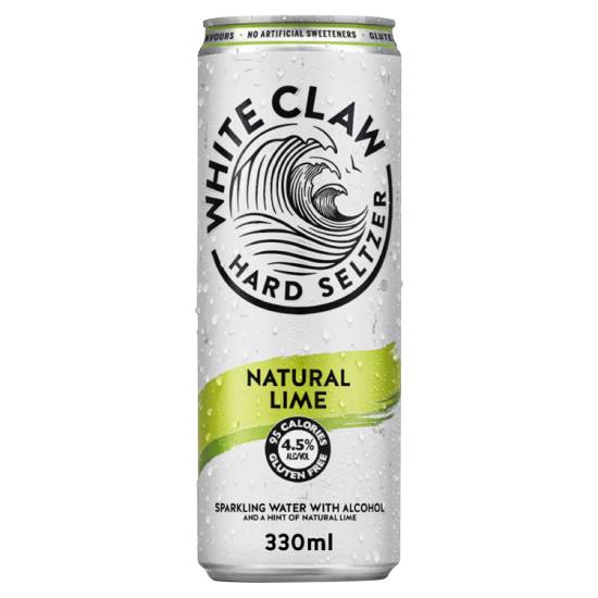 White Claw Hard Seltzer Natural Lime (330ml)
