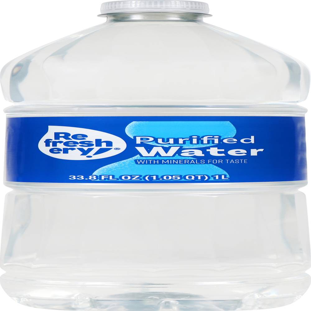 Refreshery Purified Water Bottle - 33.8 Fl Oz