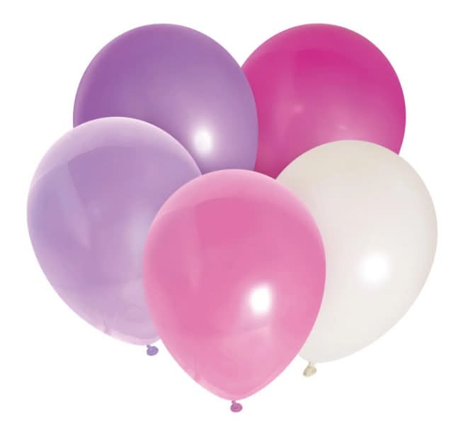 Nutmeg Pink Mix Latex Balloons (15 pack)