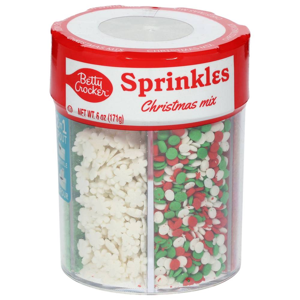 Betty Crocker Christmas Mix Sprinkles (6 oz)