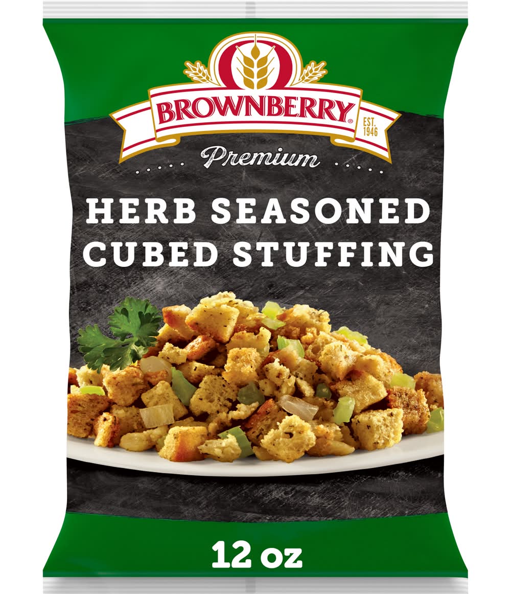 Brownberry Premium Herb Seasoned Cubed Stuffing (12 oz)