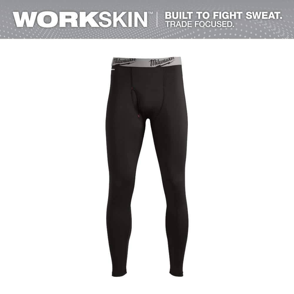 Milwaukee Men'S Medium Black Workskin Thermal Underwear Base Layer Pants