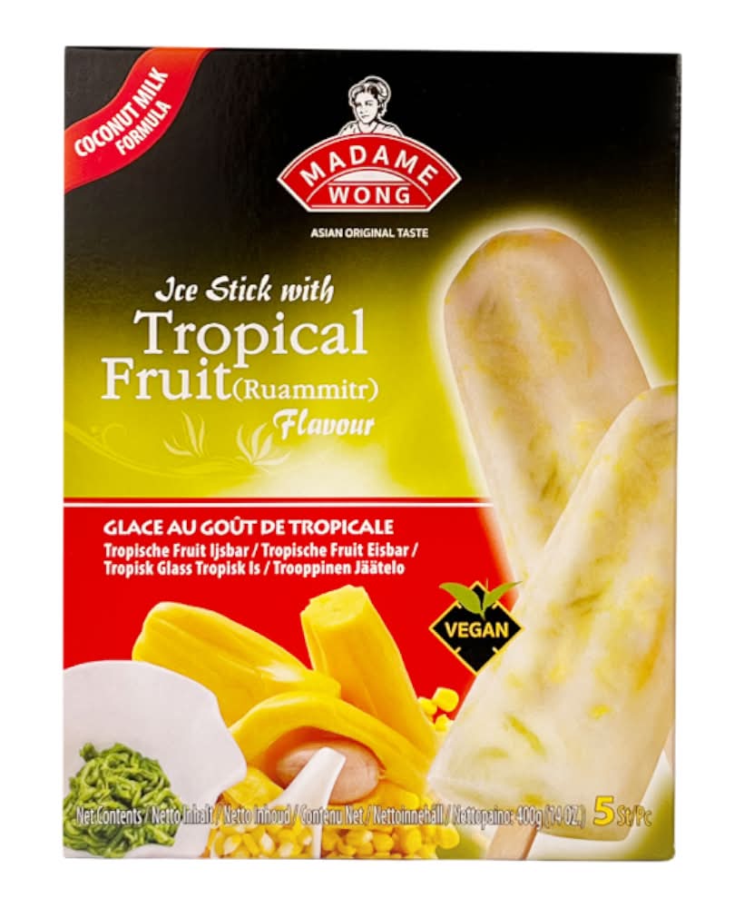 MADAME WONG Ice Cream Bar - Tropical Fruit (5pcs) 400g