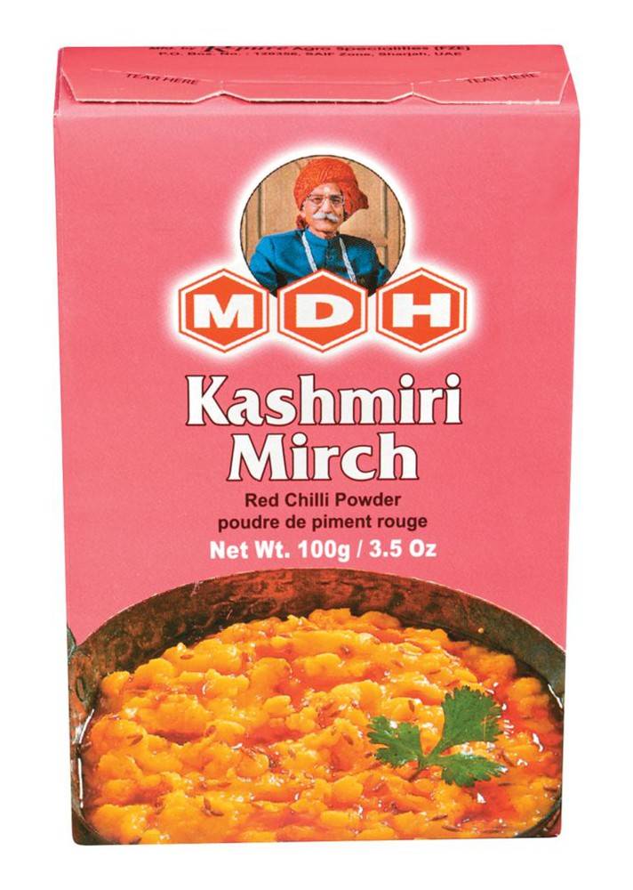 Mdh kashmiri mirch (basilic) - kashmiri mirch masala (100 g)
