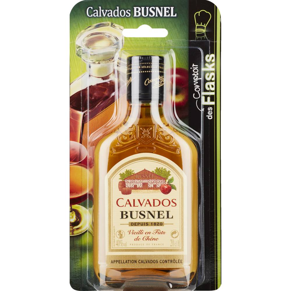 Busnel - Blister calvados vieilli en fût de chêne (200ml)