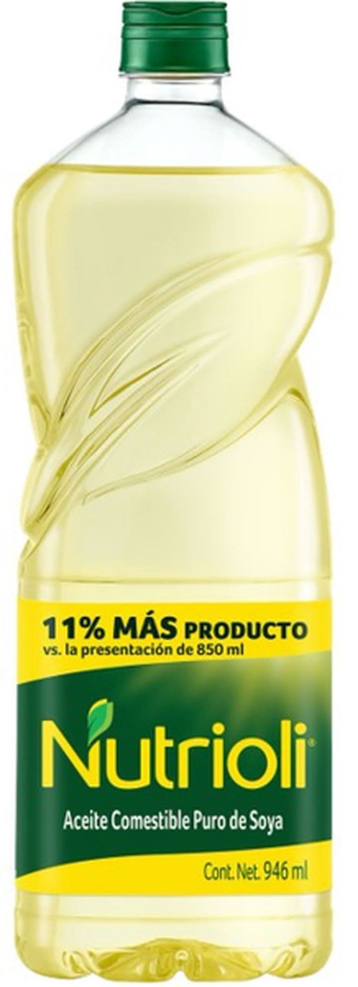 Nutrioli · Aceite comestible puro de soya (850 ml)