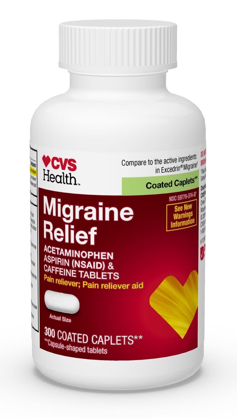 CVS Health Migraine Relief Tablets (300 ct)