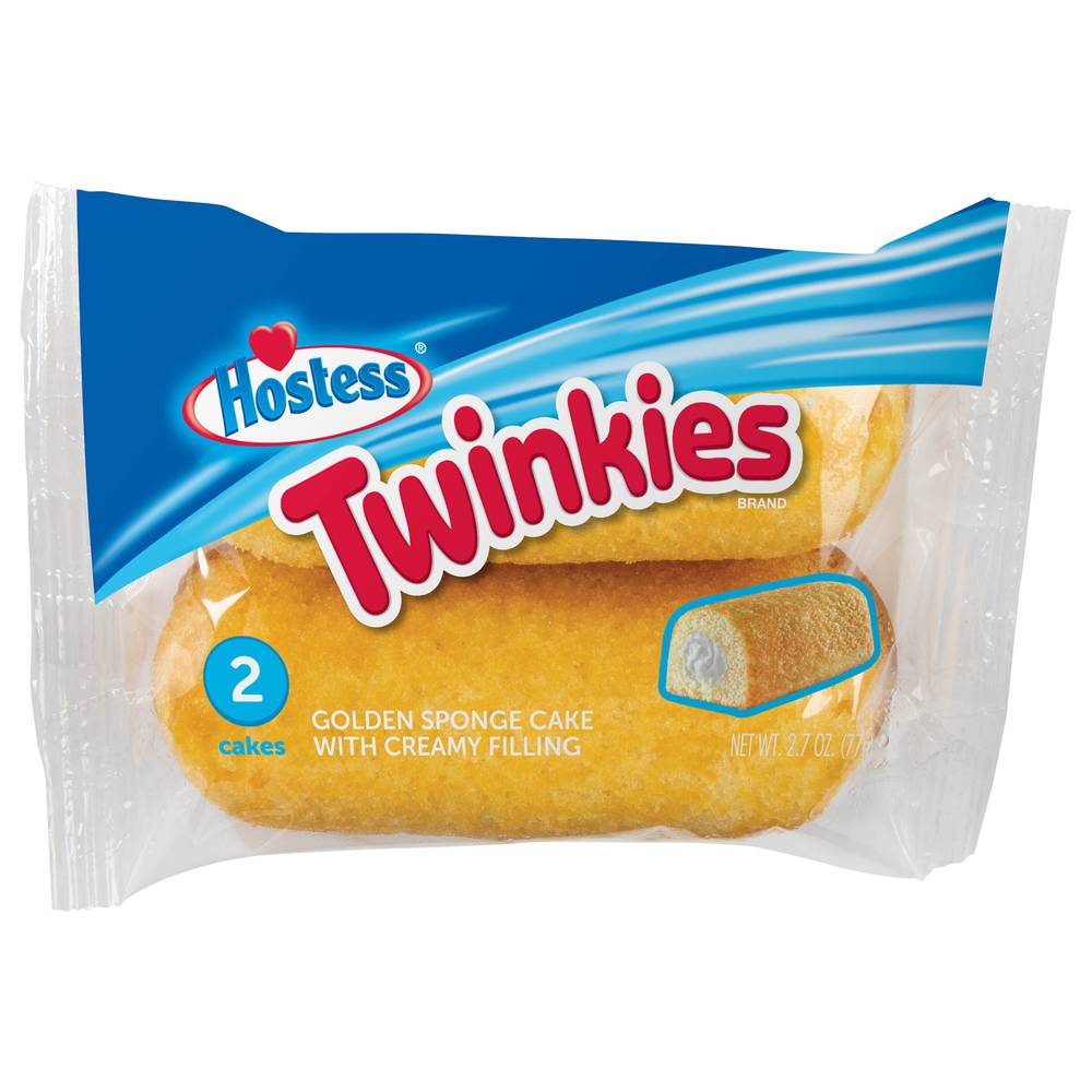 Hostess Twinkies Golden Sponge Cake With Creamy Filling (2 ct)