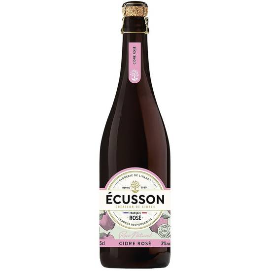 Ecusson rose naturel ECUSSON 75cl