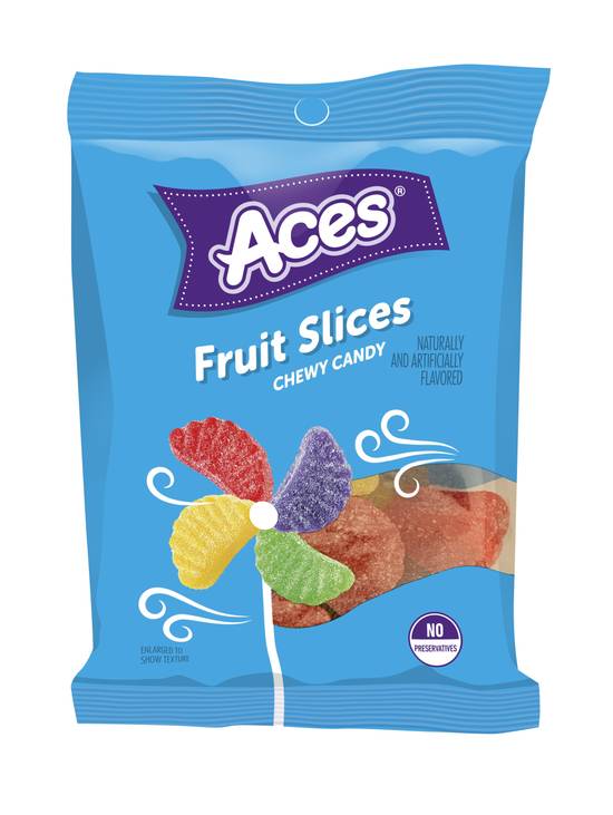 Aces Fruit Slices Chewy Candy (8.5 oz)