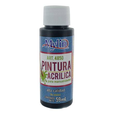 Mylin · Pintura acrílica, negro 30 (59 ml)