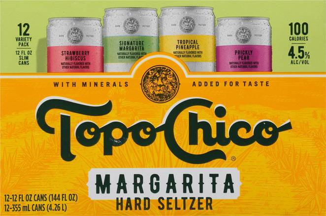 Topo Chico Margarita Hard Seltzer Variety pack (12 pack, 12 fl oz) (assorted)