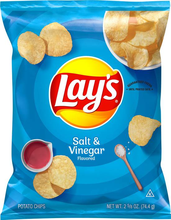 Lay's Salt & Vinegar Flavored Potato Chips (2.6 oz)