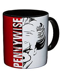 Split Face Pennywise Coffee Mug 20 oz. - It