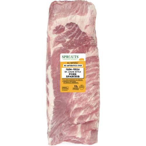 Sprouts Pork St. Louis Style Spare Ribs (Avg. 3.5lb)
