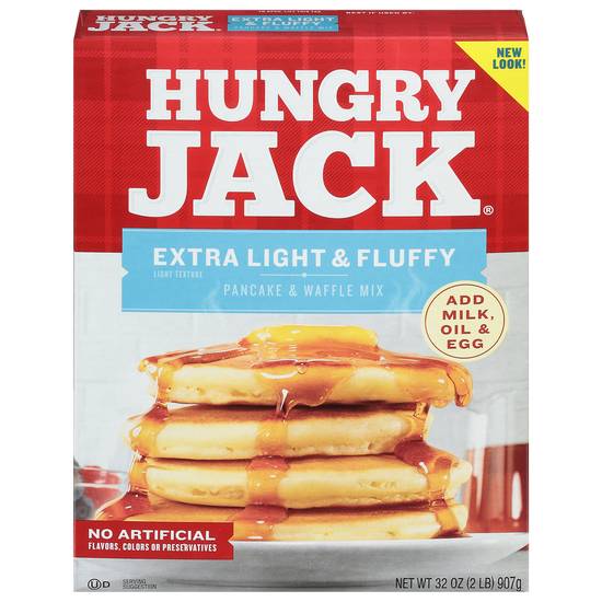 Hungry Jack Extra Light & Fluffy Pancake & Waffle Mix (32 oz)