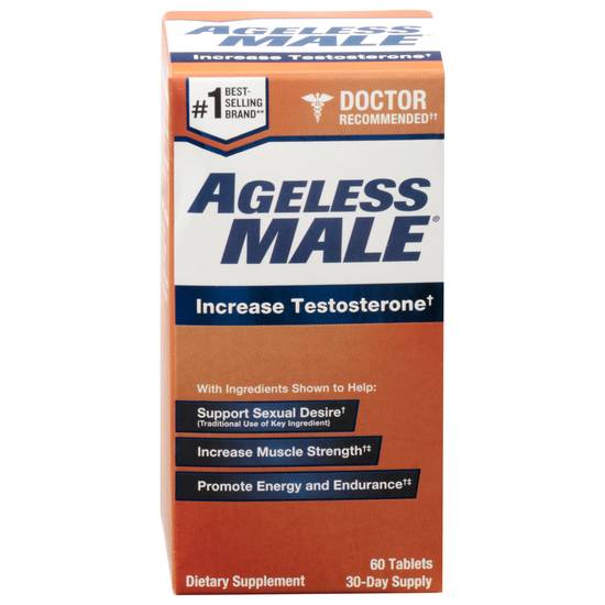 Ageless Male Free Testosterone Booster By New Vitality Tablets (60 ct)