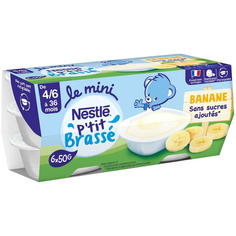 P'tit Brassé - Dessert pour bébé à la banane dès 4/6 mois (6)