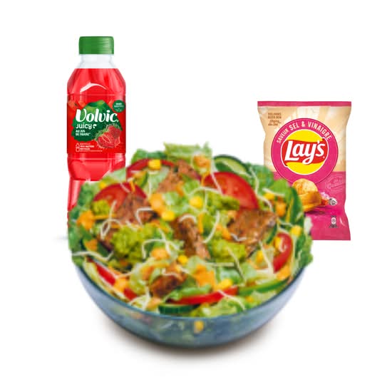 Menu Salade Galette de légumes