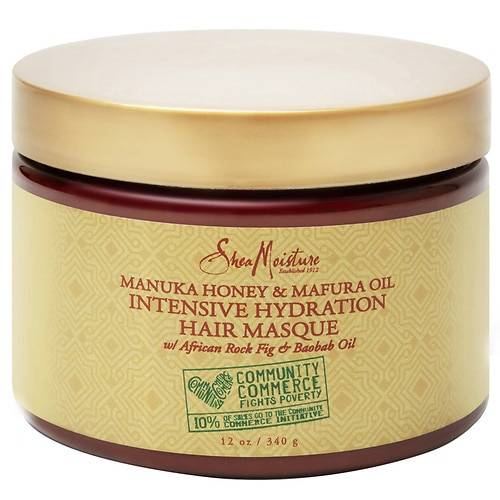 SheaMoisture Intensive Hydration Hair Mask, Manuka Honey & Mafura Oil - 12.0 oz