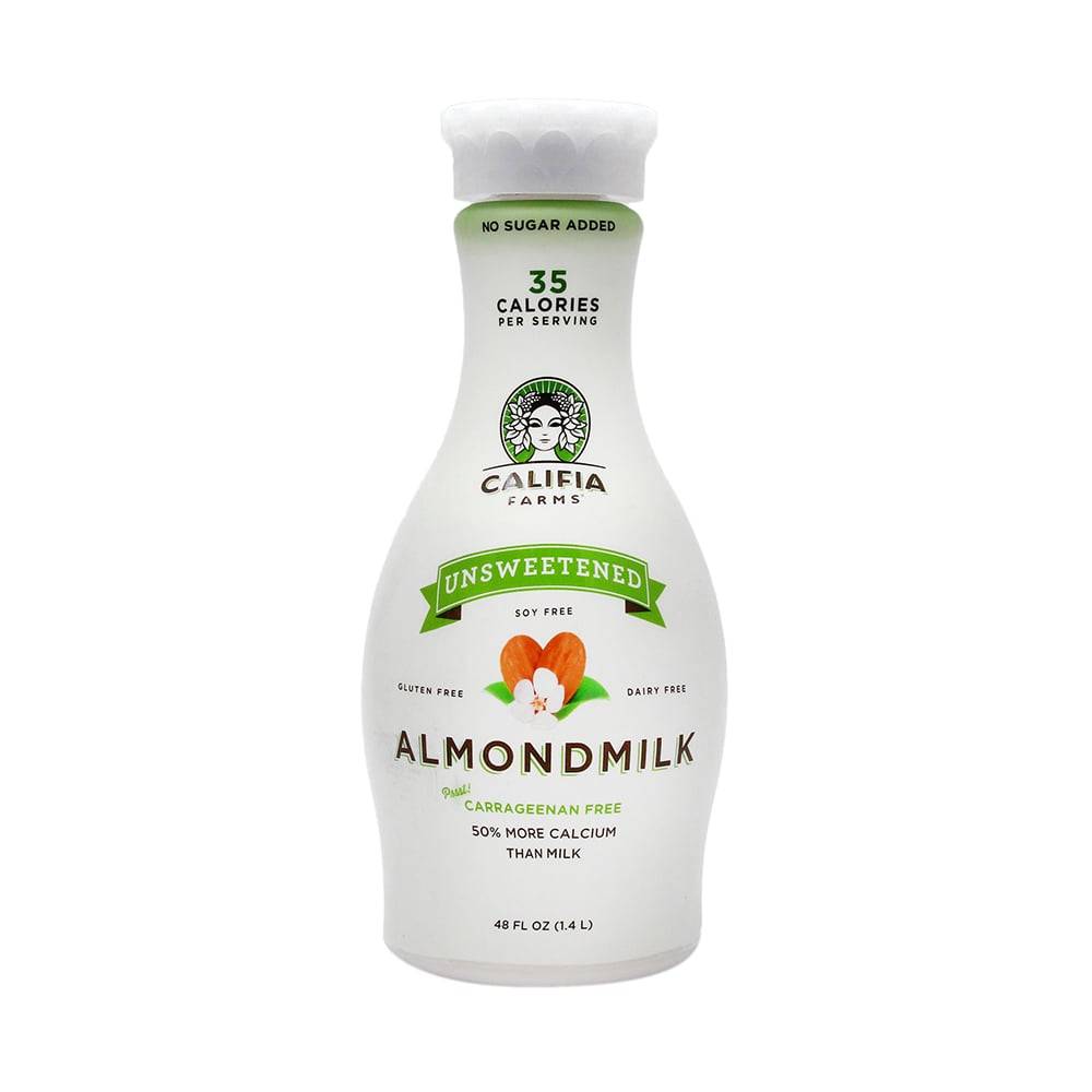 Califia farms leche de almendras sin azúcar (1.42 l)