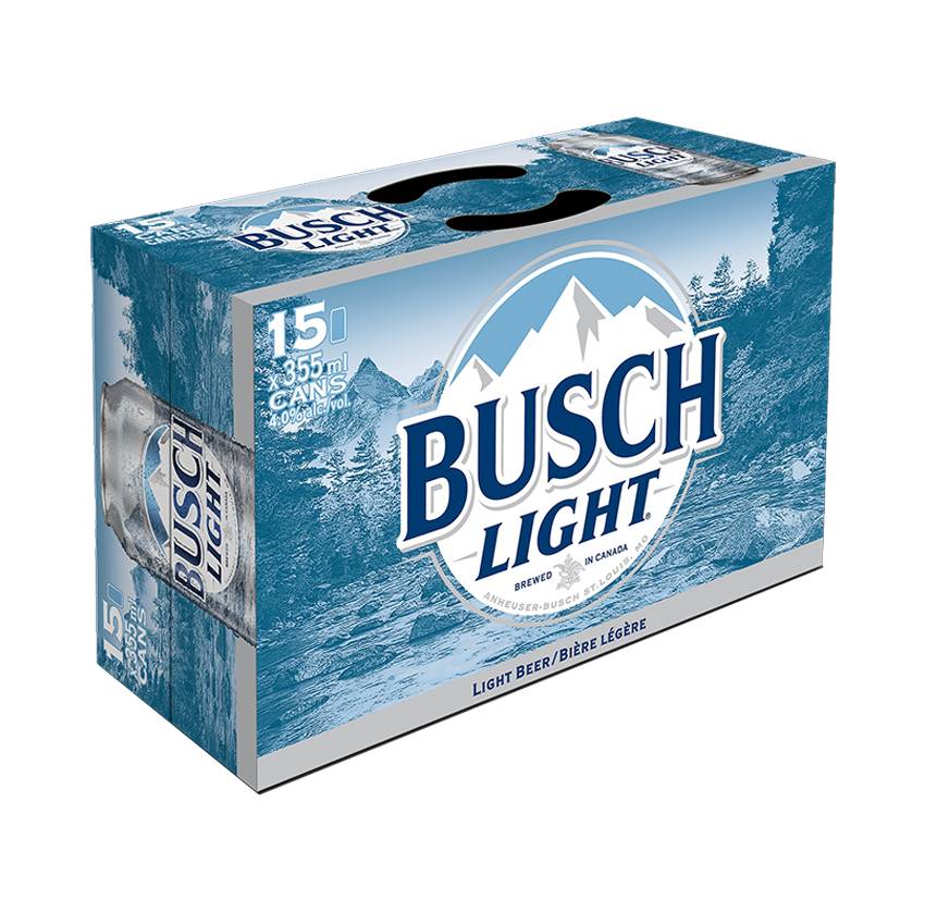 Busch Light  (15 Cans, 355ml)