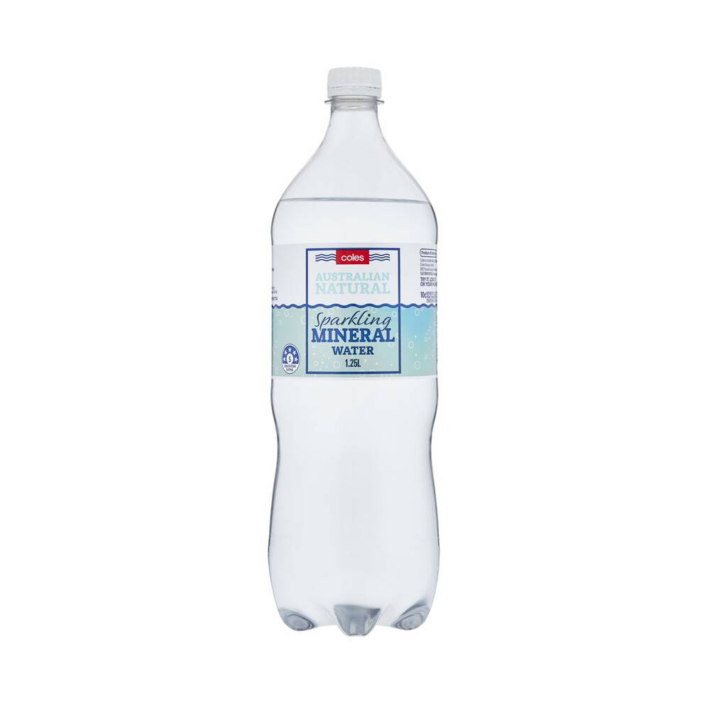 Coles Natural Mineral Water 1.25L