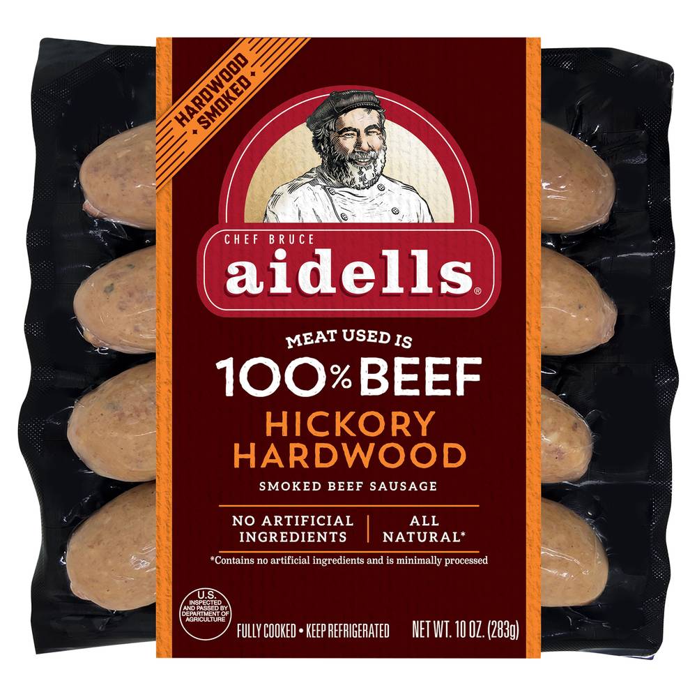 aidells 100% Beef Hickory Hardwood Smoked Sausage (10 oz)