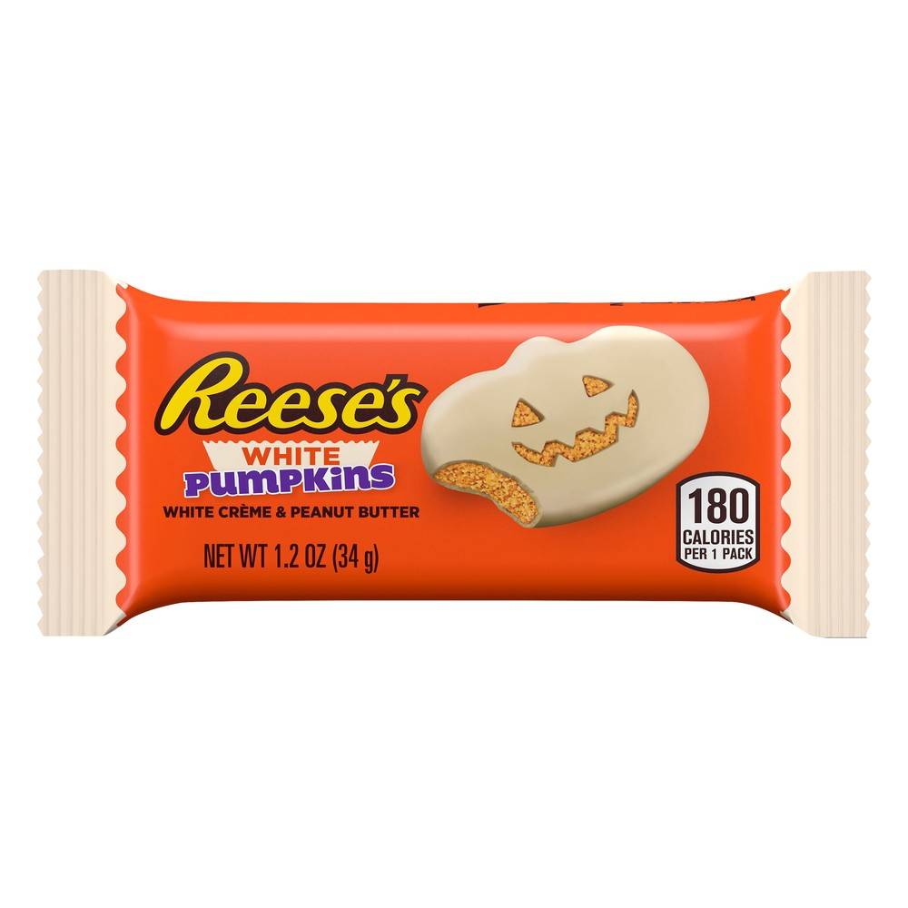 Reese's Halloween Pumpkin, White Creme-Peanut Butter (1.2 oz)