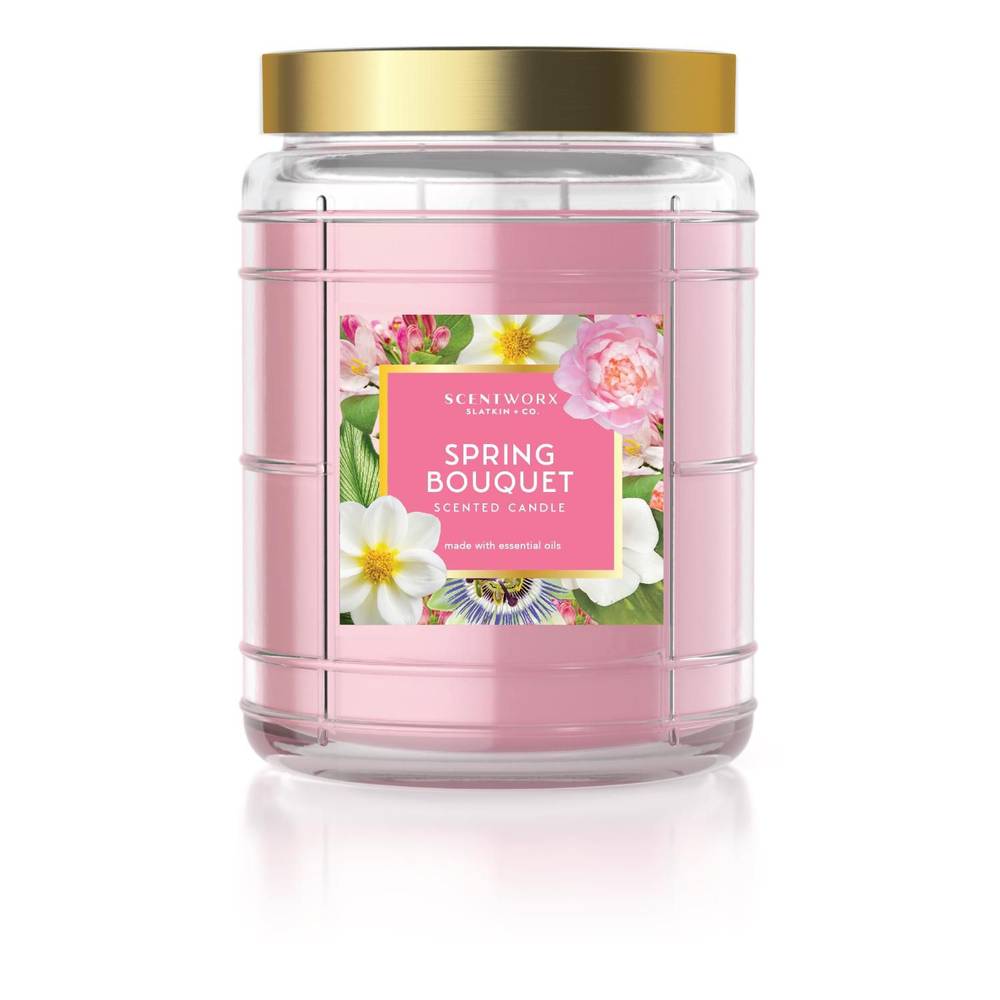 Scentworx Mother'S Day Spring Bouquet Candle, 18 Oz