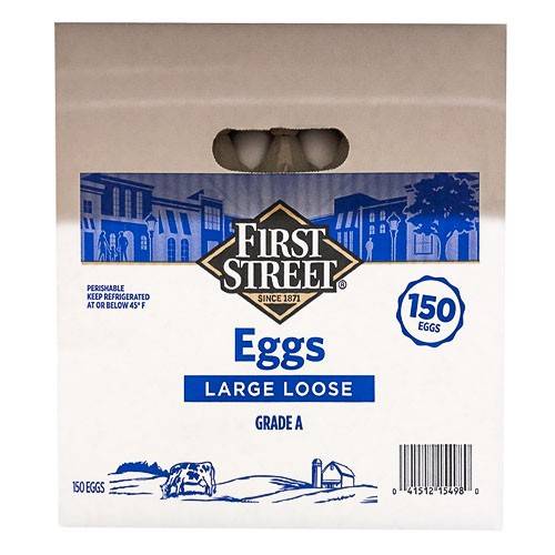 First Street · Large Loose Grade A Eggs (150 eggs)