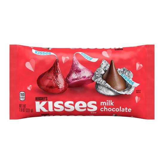 Order HERSHEY'S KISSES Milk Chocolate Candy, Valentine's Day, 7.8 oz food online from CVS store, Providence County on bringmethat.com