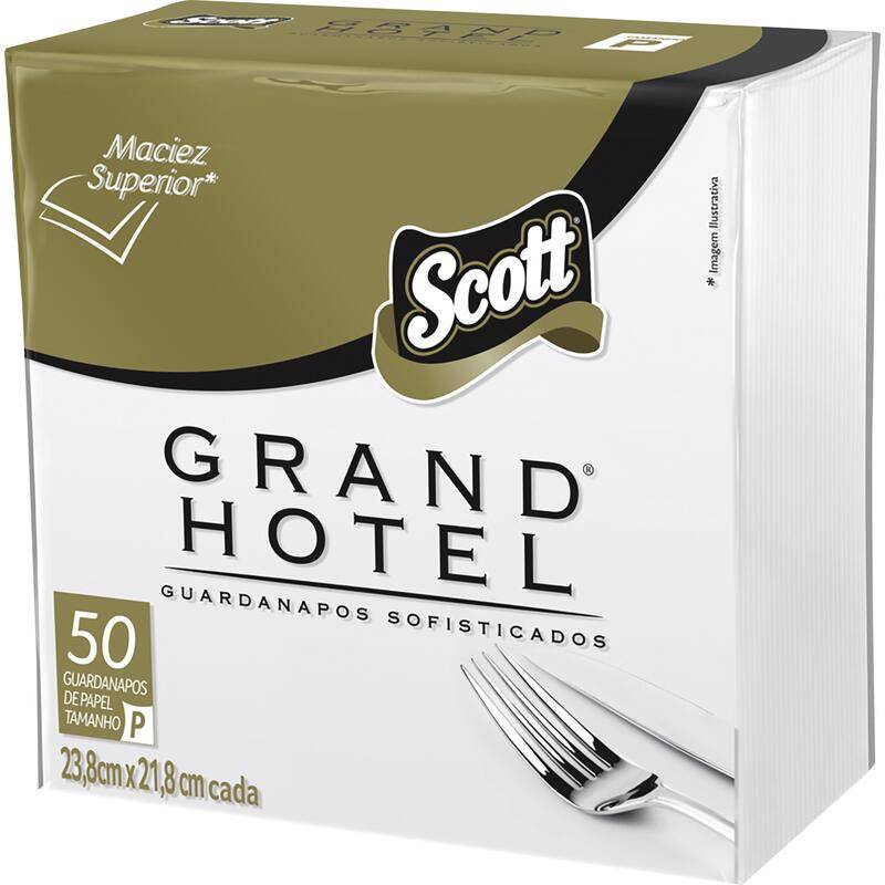 Scott guardanapos de papel grand hotel p (50 unidades)
