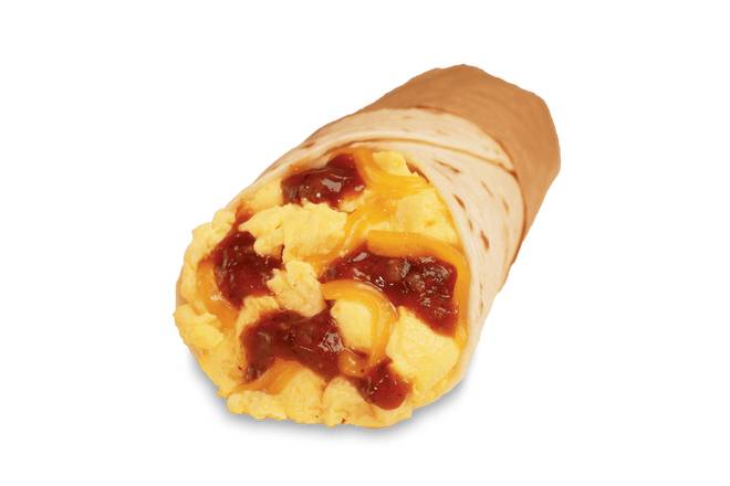 Chili Cheese Egg Burrito