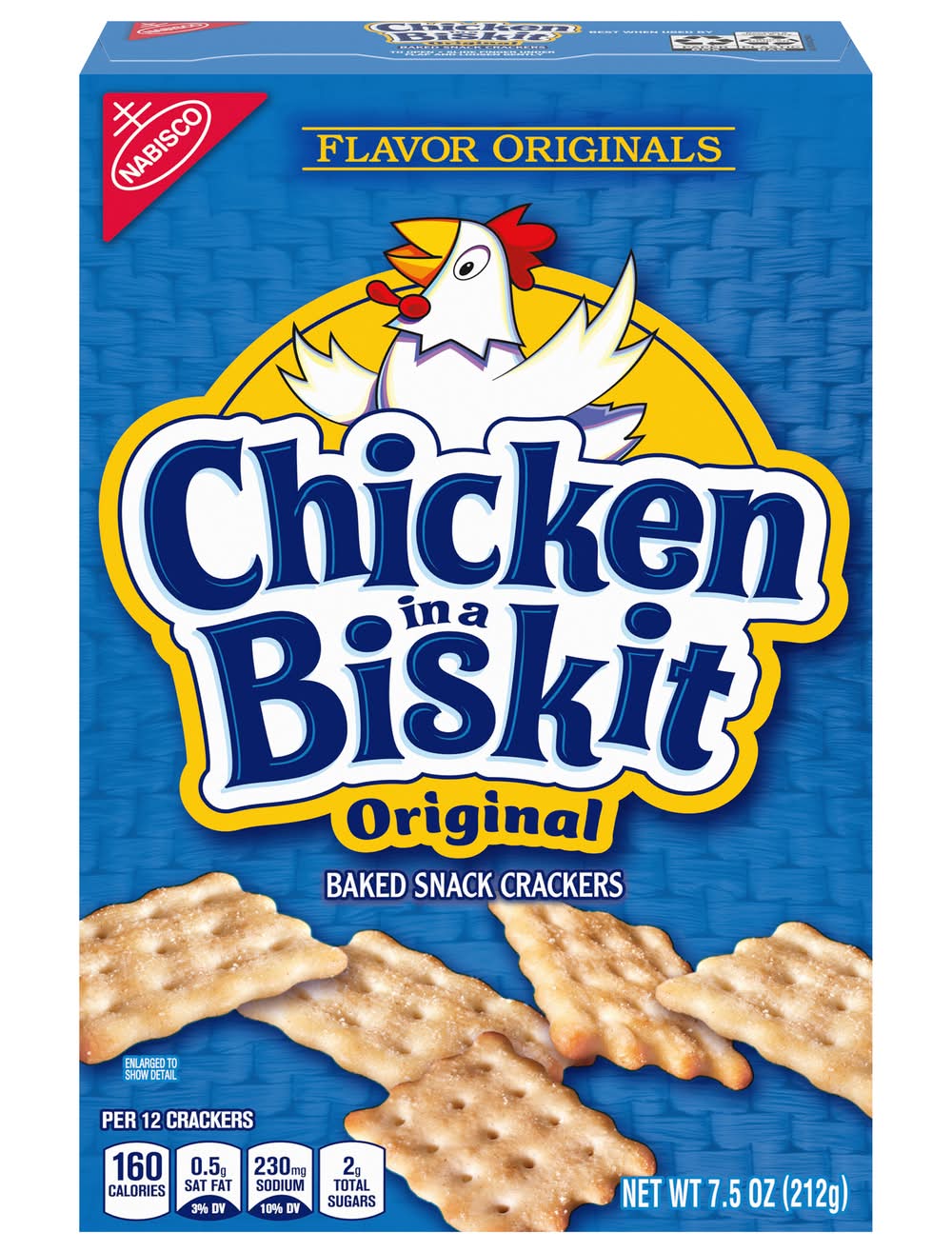 Chicken in a Biskit Baked Snack Crackers, Original (7.5 oz)
