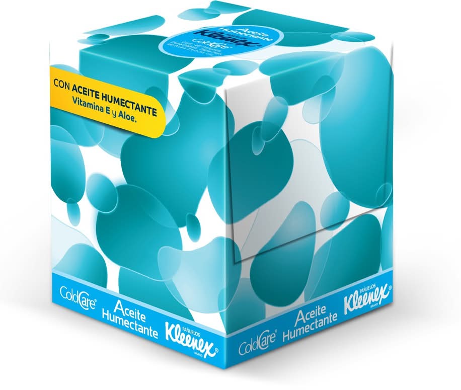 Kleenex · Cold care pañuelos faciales desechables anti-viral (80 un)