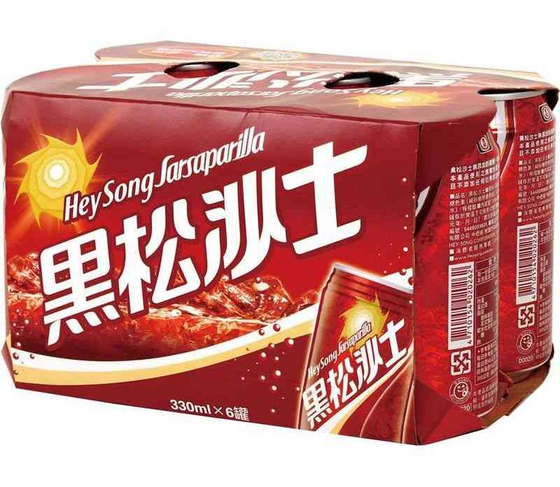 [限量]黑松沙士330mlX6入 <330ml毫升 x 1 x 6Bottle瓶>