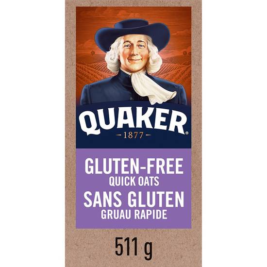 Quaker Gluten-Free Quick Oats (511g)