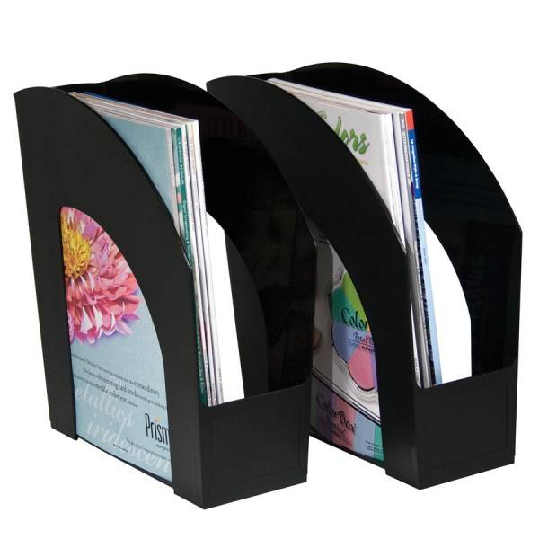 Office Depot Arched Plastic Magazine Files (2 ct)