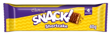 Cadbury Snack Shortcake Chocolate Biscuit (4 pack)