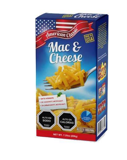 American Classic - Caja de macarrones con queso - Caja 206 g