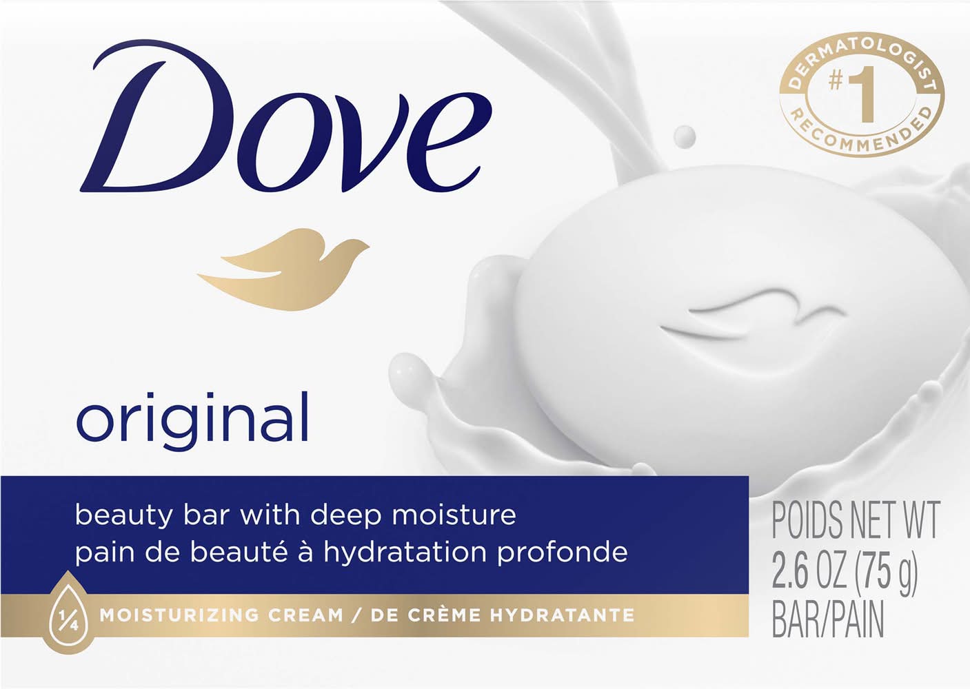 Dove Original Moisturizing Cream Beauty Bar (2.6 oz)