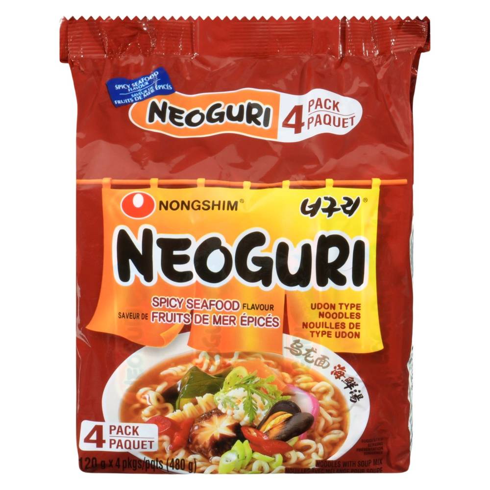 Nongshim Neoguri Udon Spicy Seafood Noodle Soup (480 g)