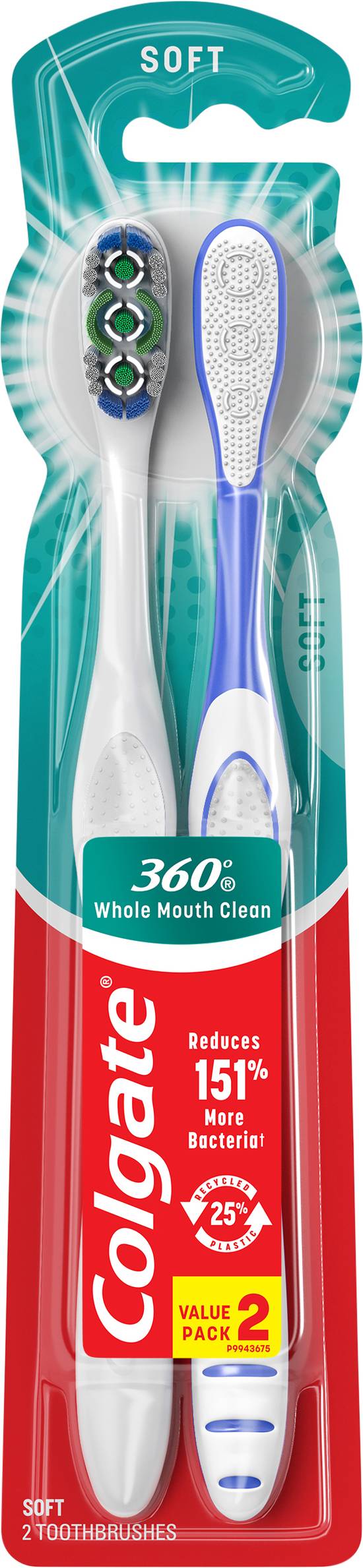 Colgate Whole Mouth Clean Soft Toothbrushes