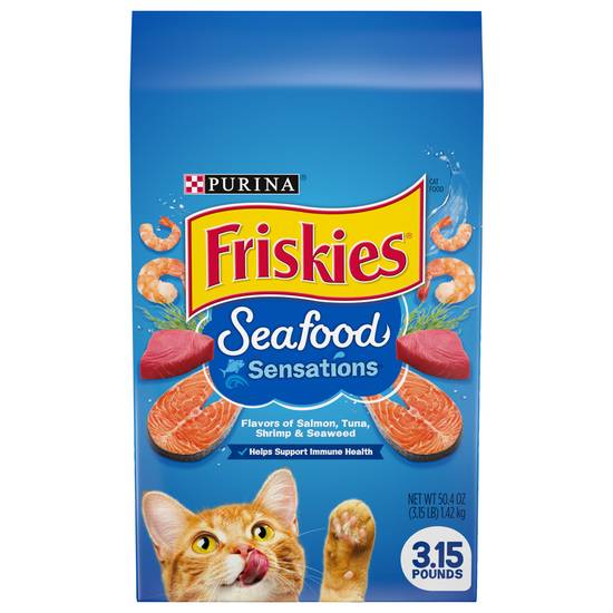 Purina Friskies Dry Cat Food (seafood sensations)